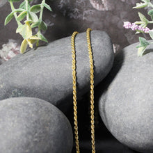 Load image into Gallery viewer, 2.0mm 14k Yellow Gold Light Rope Chain
