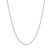 Load image into Gallery viewer, 14k White Gold Diamond Cut Cable Link Chain 1.5mm
