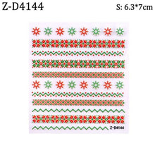 Load image into Gallery viewer, 5D Sweater Nail Sticker Acrylic Engraved Winter Charm Designs Beauty Cloth Christmas Patterns Nails Art Decoration Tools  Nail Art Stickers Decor Tip Transfer Nail Decals Sticker For Pretty Girl Self-Adhesive Nail Decals Designer Nail Stickers
