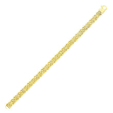 Load image into Gallery viewer, 14k Yellow Gold Byzantine Style Chain Bracelet
