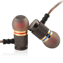 Load image into Gallery viewer, Luxury Earphone High Quality HiFi Sport Earbud Auricular Metal Fever Heavy Bass Copper HD Metal Bass Stereo earpiece Headphones
