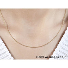 Load image into Gallery viewer, 14k Yellow Gold Bead Chain 1.0mm
