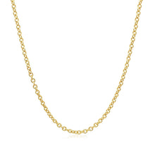 Load image into Gallery viewer, 14k Yellow Gold Round Cable Link Chain 1.9mm
