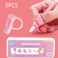 Load image into Gallery viewer, 5Pcs Children Writing Pencil Holder Kids Learning Practice Pen Aid Grip Posture Correction Device Child Writing Tools Pencil for Kids Handwriting Aid Correction Tool
