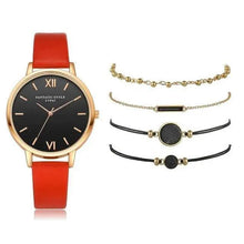 Load image into Gallery viewer, 5Pcs Elegant Stylish Buckle Quartz Wrist Watch Set - Fashion Watches For Women and Girls
