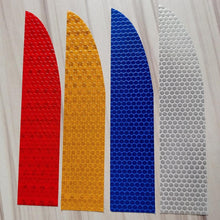 Load image into Gallery viewer, 5pcs/set Car Reflectance Reflector Sticker Auto Strong Reflective Stickers  Car Body Trunk Exterior Auto Accessories Reflective Tape Reflex Reflective Stickers Car Trunk Reflective Stickers Night Visibility Reflective Decal Waterproof Exterior Warning
