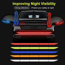 Load image into Gallery viewer, 5pcs/set Car Reflectance Reflector Sticker Auto Strong Reflective Stickers  Car Body Trunk Exterior Auto Accessories Reflective Tape Reflex Reflective Stickers Car Trunk Reflective Stickers Night Visibility Reflective Decal Waterproof Exterior Warning
