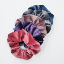 Load image into Gallery viewer, 5PCS/Set Velvet Scrunchies Elastic Rubber Hair Bands Women Girls Soft Solid Headbands Ponytail Holder Hair Rope Tie Accessories Ponytail Holder Accessories for Women And Girls
