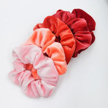Load image into Gallery viewer, 5PCS/Set Velvet Scrunchies Elastic Rubber Hair Bands Women Girls Soft Solid Headbands Ponytail Holder Hair Rope Tie Accessories Ponytail Holder Accessories for Women And Girls
