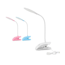 Load image into Gallery viewer, 5V USB power LED Desk lamp Flexible study Reading Book lights Eye Protect Table lamp With Clip For Home Decorative Table Lamp Cute Study Lamps for Bedroom Décor
