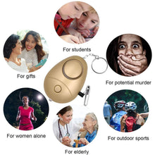 Load image into Gallery viewer, 6-Pack: 140DB Personal Security Alarm Keychain with LED Lights
