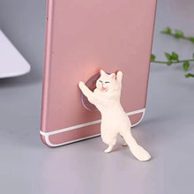 Load image into Gallery viewer, 6-Pack: Portable Universal Cute Cat Cell Phone Holder
