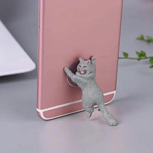 Load image into Gallery viewer, 6-Pack: Portable Universal Cute Cat Cell Phone Holder
