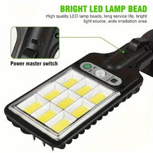 Load image into Gallery viewer, 6-Pack: Solar Powered Motion Sensor Outdoor Garden Light with 108 COB LED Lights
