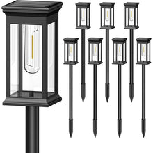 Load image into Gallery viewer, 6-Pack: Solar Powered Stake Light IP65 Waterproof Auto On Off
