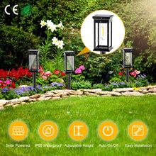 Load image into Gallery viewer, 6-Pack: Solar Powered Stake Light IP65 Waterproof Auto On Off
