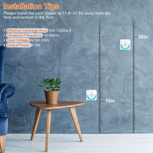 Load image into Gallery viewer, 6-Pack: Ultrasonic Pest Repellers Plug-In Indoor Pest Control Mouse Repellent
