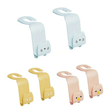 Load image into Gallery viewer, 6-Pack: Universal Car Seat Hanger Hooks Cute Cartoon Double-hook
