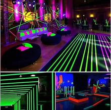 Load image into Gallery viewer, 6-Pack: UV Gaffer Fluorescent Party Tape Blacklight Reactive Glow In The Dark Tape
