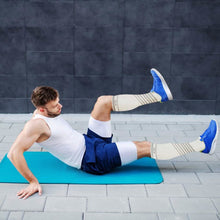 Load image into Gallery viewer, 6-Pairs: Ultra V-Striped Knee-Length Compression Socks
