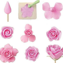Load image into Gallery viewer, 6-Piece: Baking Mold Fondant Cake Sugarcraft Rose Flower Cookie
