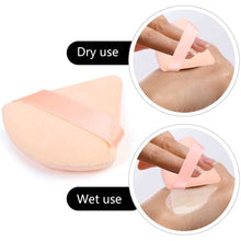 Load image into Gallery viewer, 6-Piece: Face Soft Triangle Powder Puff
