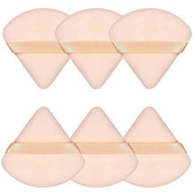 Load image into Gallery viewer, 6-Piece: Face Soft Triangle Powder Puff

