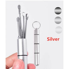Load image into Gallery viewer, 6-Piece: Portable Stainless Steel Ear Pick Set
