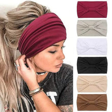 Load image into Gallery viewer, 6-Piece: Wide Boho Bandeau Head Bands for Women
