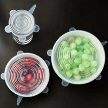 Load image into Gallery viewer, 6-Pieces: Reusable Durable Food Storage Bowl Lids
