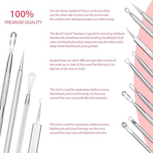 Load image into Gallery viewer, 6-Pieces Set: Blackhead Remover Comedones Extractor Acne Removal Kit
