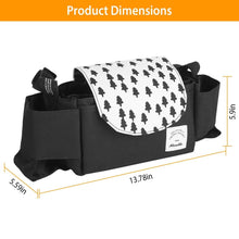 Load image into Gallery viewer, 6-Pockets Baby Trolley Bag with Cup Holder
