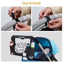 Load image into Gallery viewer, 6-Pockets Baby Trolley Bag with Cup Holder
