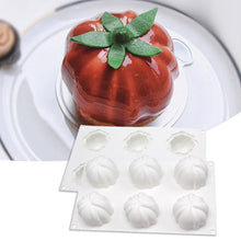 Load image into Gallery viewer, 6 Pumpkin Silicone Cake Mold For Chocolate Ice Cream Decorating Pudding Dessert Tools Bakeware Baking Silicone Cake Molds For Baking 3D Pumpkin Silicone Mold For Party
