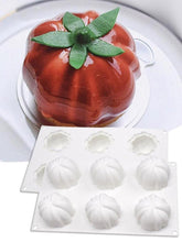 Load image into Gallery viewer, 6 Pumpkin Silicone Cake Mold For Chocolate Ice Cream Decorating Pudding Dessert Tools Bakeware Baking Silicone Cake Molds For Baking 3D Pumpkin Silicone Mold For Party
