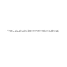 Load image into Gallery viewer, 14K White Gold 1.0 Cttw Invisible Set Princess Diamond Alternating Link Tennis Bracelet (I-J Color, I1-I2 Clarity) - 7.25"

