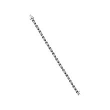 Load image into Gallery viewer, 14K White Gold 1.00 Cttw Princess-Cut Diamond Link Bracelet (I-J Color, I1-I2 Clarity) - Size 7.25
