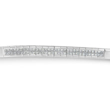 Load image into Gallery viewer, 14K White Gold Princess Cut Diamond Bracelet (1.00 cttw, H-I Color, SI1-SI2 Clarity)
