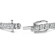 Load image into Gallery viewer, 14K White Gold 5.00 Cttw Prong Set Lab Grown Round Diamond Classic Tennis Bracelet (F-G Color, VS2-SI1 Clarity) - 7.25"
