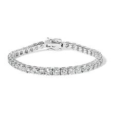Load image into Gallery viewer, 14K White Gold 2.00 Cttw Prong Set Lab Grown Round Diamond Classic Tennis Bracelet (F-G Color, VS2-SI1 Clarity) - 7.25"
