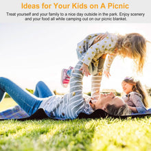Load image into Gallery viewer, 60" x 78" Foldable Waterproof Picnic Blanket with Strap
