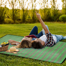 Load image into Gallery viewer, 60" x 78" Foldable Waterproof Picnic Blanket with Strap
