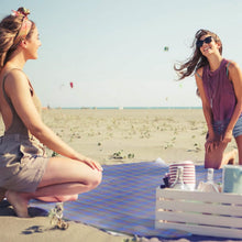 Load image into Gallery viewer, 60" x 78" Foldable Waterproof Picnic Blanket with Strap
