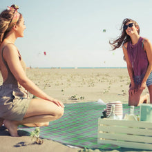 Load image into Gallery viewer, 60" x 78" Foldable Waterproof Picnic Blanket with Strap
