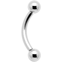 Load image into Gallery viewer, 16G 5/16 Grade 23 Titanium 3mm Internally Threaded Eyebrow Ring
