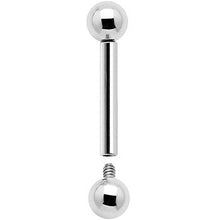 Load image into Gallery viewer, 16G 5/16 Grade 23 Titanium 3mm Ball Internally Threaded Barbell
