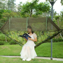Load image into Gallery viewer, 600lbs Load 2 Persons Hammock with Mosquito Net

