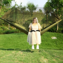 Load image into Gallery viewer, 600lbs Load 2 Persons Hammock with Mosquito Net
