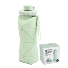 Load image into Gallery viewer, 600ml Folding Silicone Water Bottle Large Capacity Lightweight Sports Water Bottle Outdoor Travel Portable Water Cup Collapsible Water Bottle Silicone Foldable Water Bottles For Travel Easy-To-Carry Design
