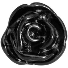 Load image into Gallery viewer, 16G 1/4 Black PVD Romantic Rose Flower Cartilage Earring
